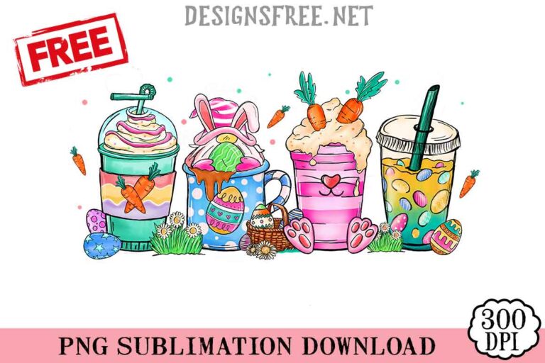 Coffee Easter Egg PNG Free Designs