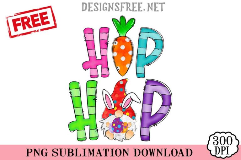 Bunny Hip Hop Grome Easter PNG Free