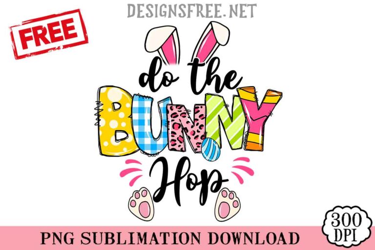 Do The Bunny Hop PNG Designs Free