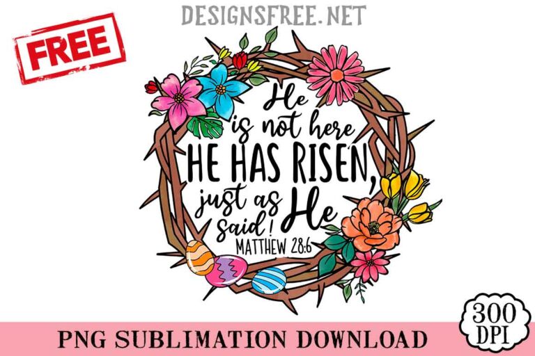 He Is Not Here He Has Risen Just As He Said Christian PNG