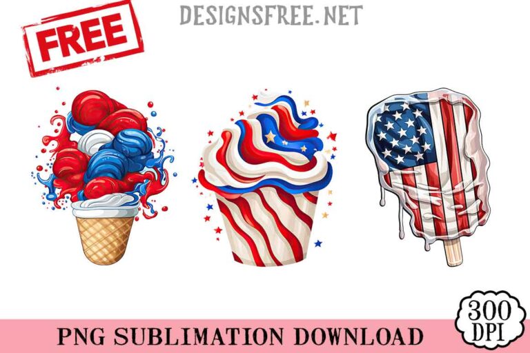4th-Of-July-Ice-Cream-svg-png-free