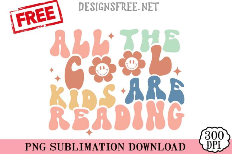 All-The-Cool-Kid-Are-Reading-svg-png-free