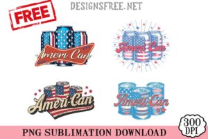 Ameri-Can-svg-png-free