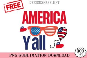 America-Y'all-svg-png-free