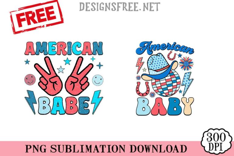 American-Baby-svg-png-free