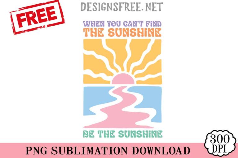 Be-The-Sunshine-svg-png-free