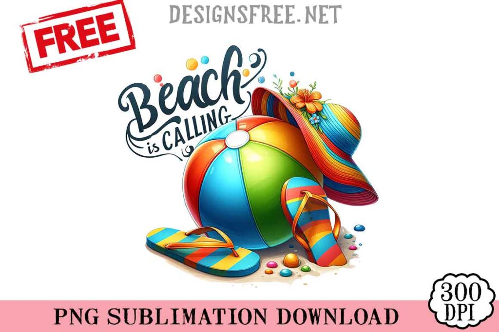 Beach-Calling-svg-png-free