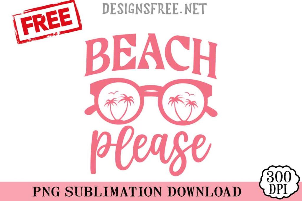 Beach-Please-svg-png-free
