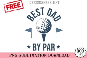 Best-Dad-By-Par-svg-png-free