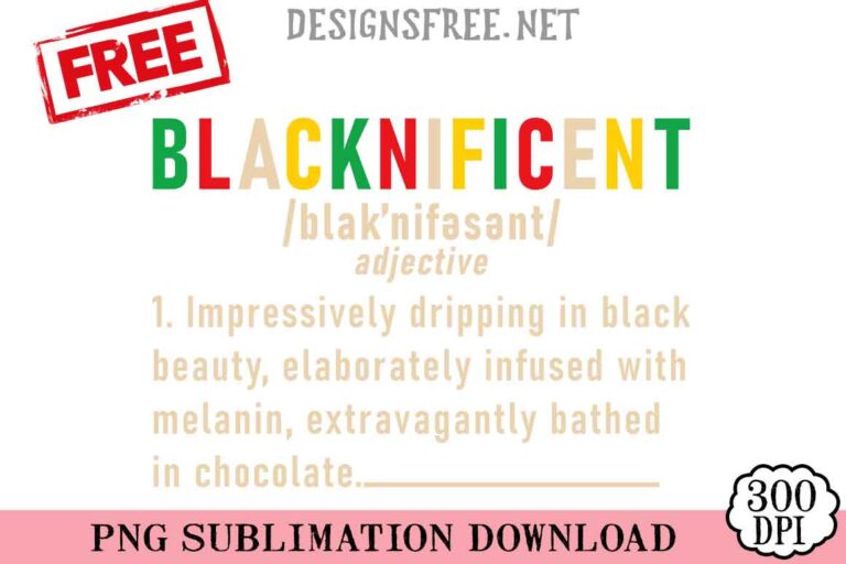 Blacknificent-svg-png-free