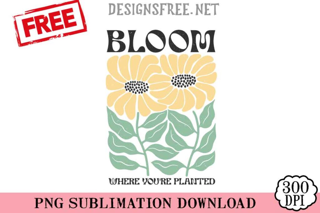 Bloom-As-You-Are-svg-png-free