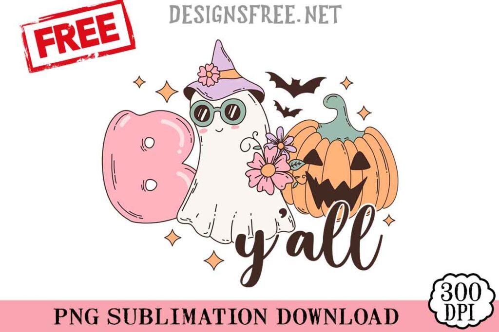 Boo-Y'all-svg-png-free