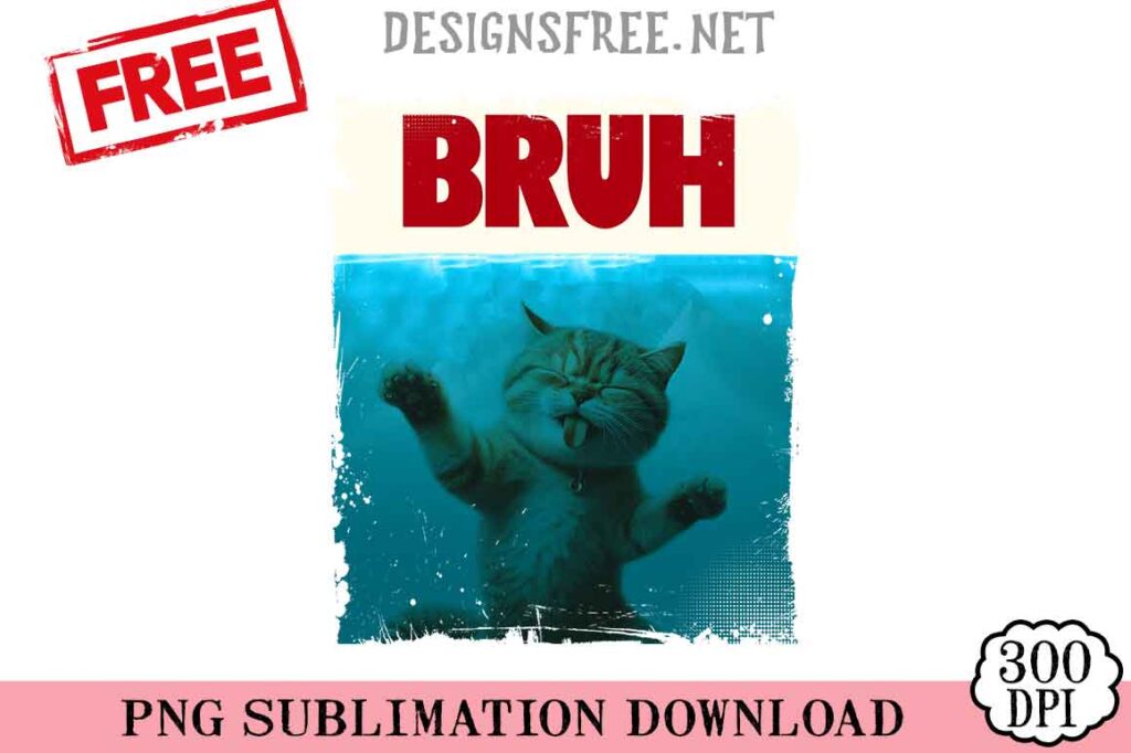 Bruh-Meme-Funny-Cat-svg-png-free