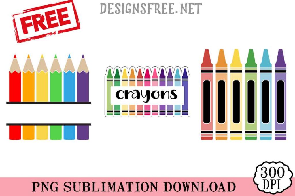 Crayons-svg-png-free