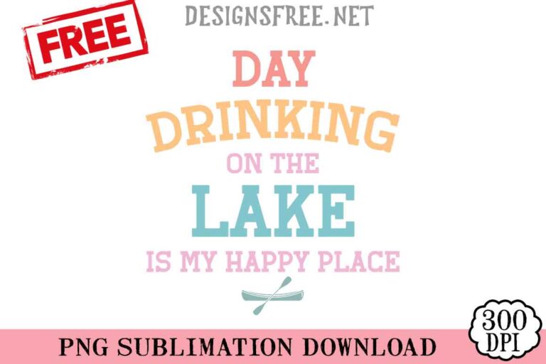 Drinking-On-The-Lake-svg-png-free