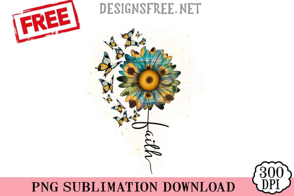 Faith-Sunflower-svg-png-free