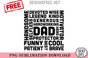 Father-Words-svg-png-free