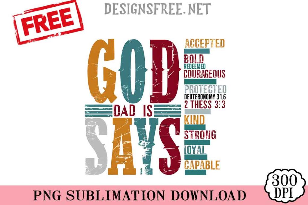 GOD-DAD-IS-SAY-svg-png-free