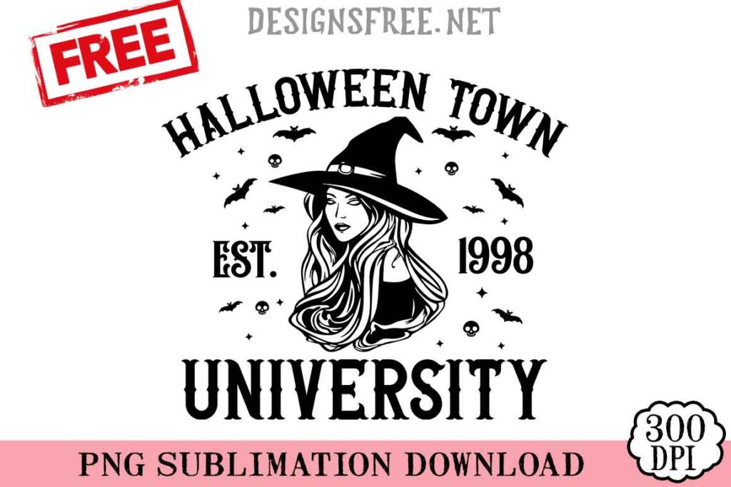 Halloween-Town-University-Est.-1998-svg-png-free