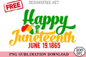 Happy-Juneteenth-June-19-1865-svg-png-free