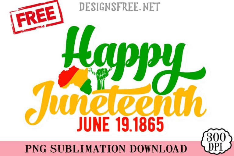 Happy-Juneteenth-June-19-1865-svg-png-free