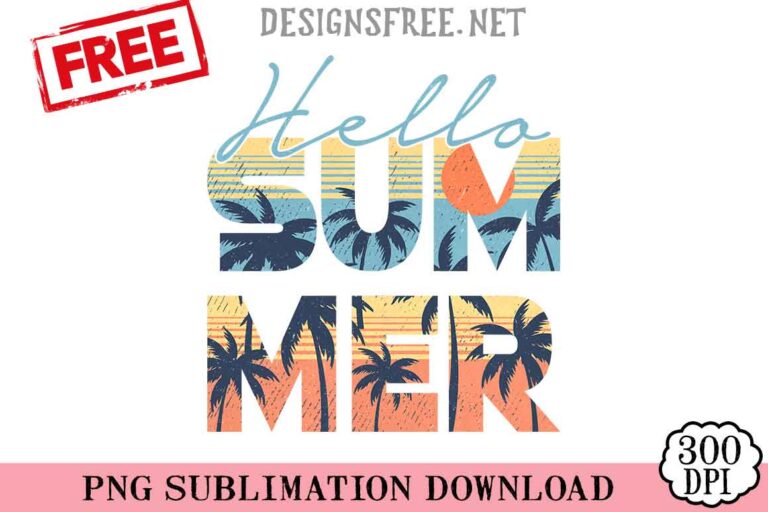 Hello-Sum-Mer-svg-png-free