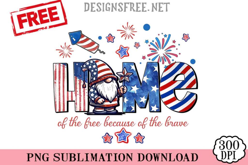 Home-Of-The-Free-svg-png-free