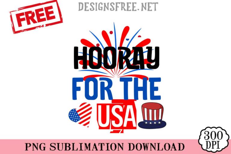 Hooray-For-The-USA-3-svg-png-free