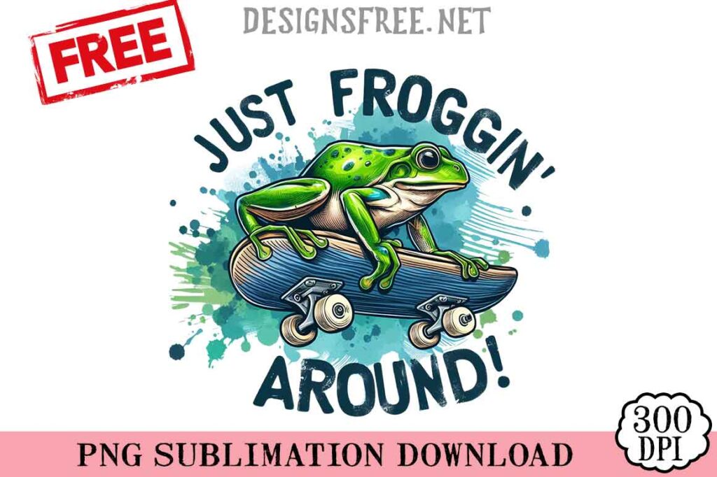 Just-Froggin'-Around-svg-png-free