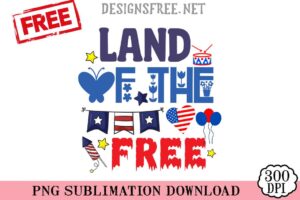 Land-Of-The-Free-svg-png-free