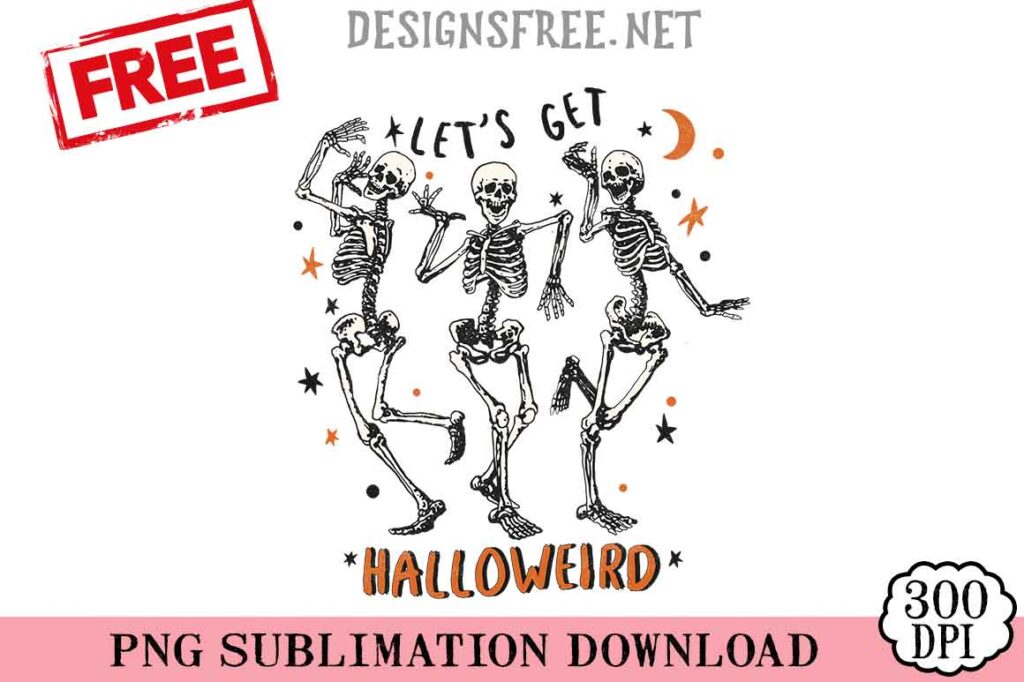 Let's-Get-Halloweird-svg-png-free