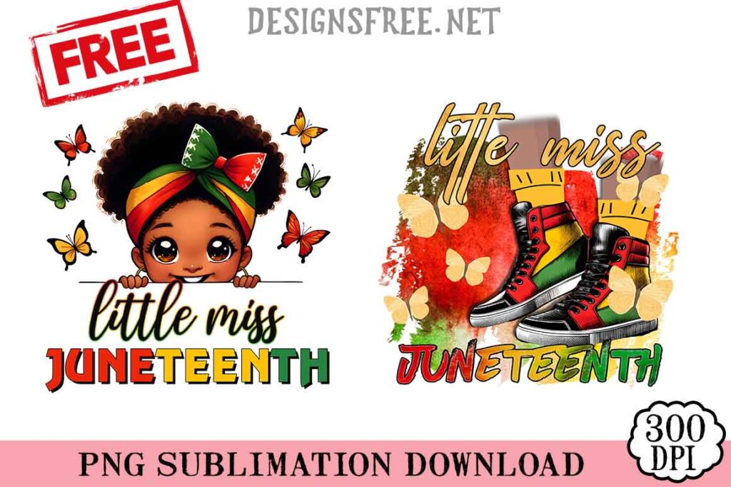 Little-Miss-Juneteenth-svg-png-free