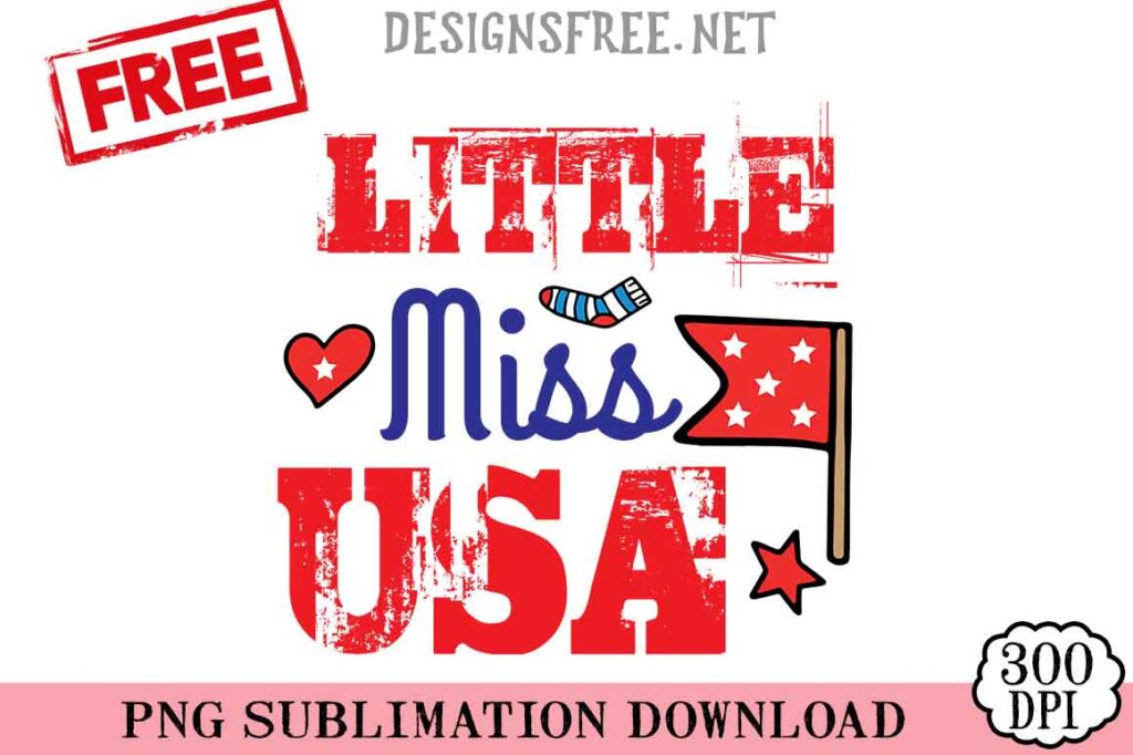 Little-Miss-USA-svg-png-free