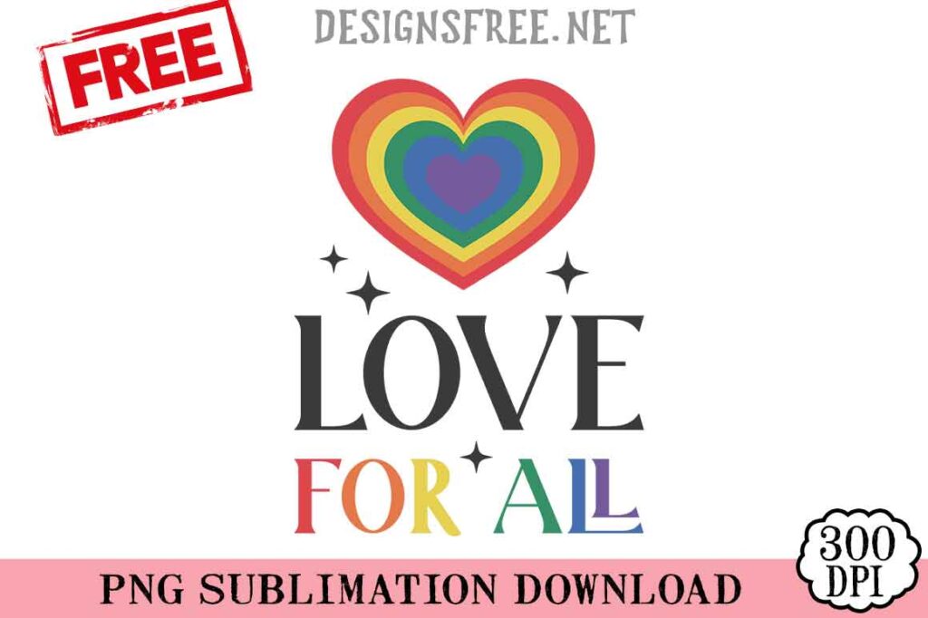Love-For-All-svg-png-free