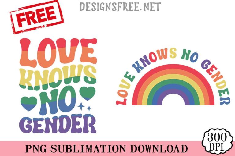 Love-Knows-No-Gender-svg-png-free