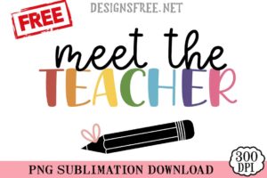 Meet-The-Teacher-svg-png-free