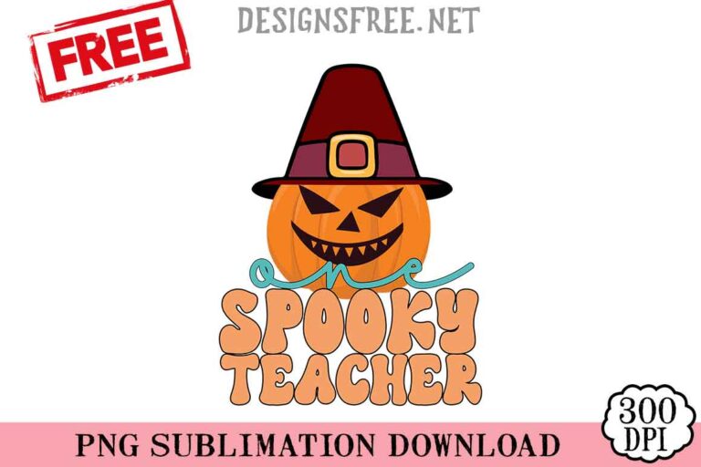 One-Spooky-Teacher-svg-png-free