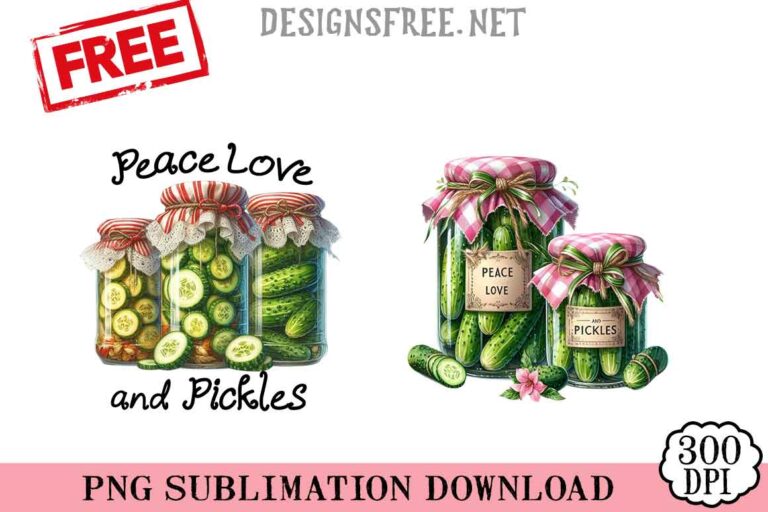 Peace-Love-And-Pickles-svg-png-free