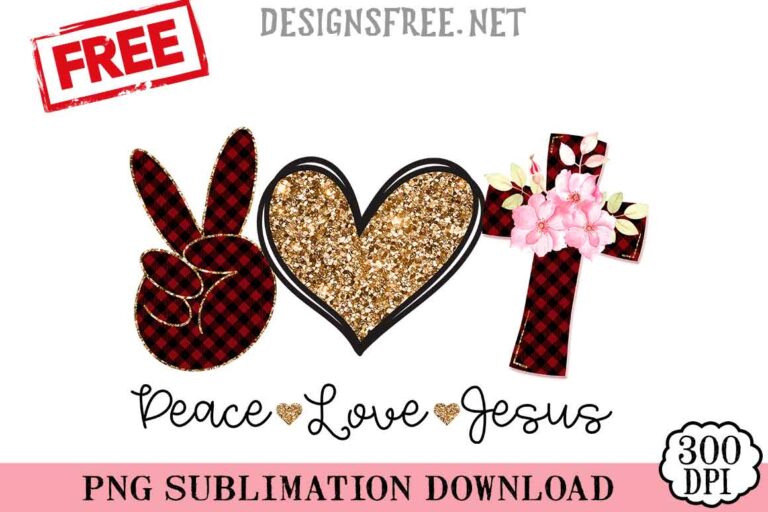 Peace-Love-Jesus-svg-png-free