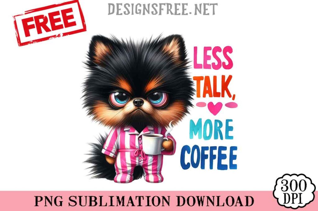 Pomeranian-Less-Talk-svg-png-free