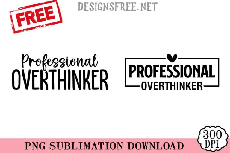 Professional-Overthinker-svg-png-free
