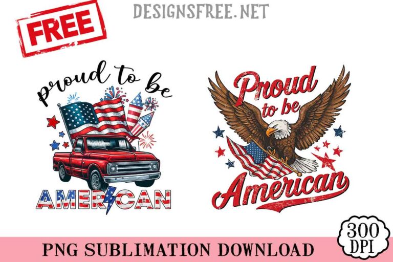 Proud-To-Be-American-2-svg-png-free