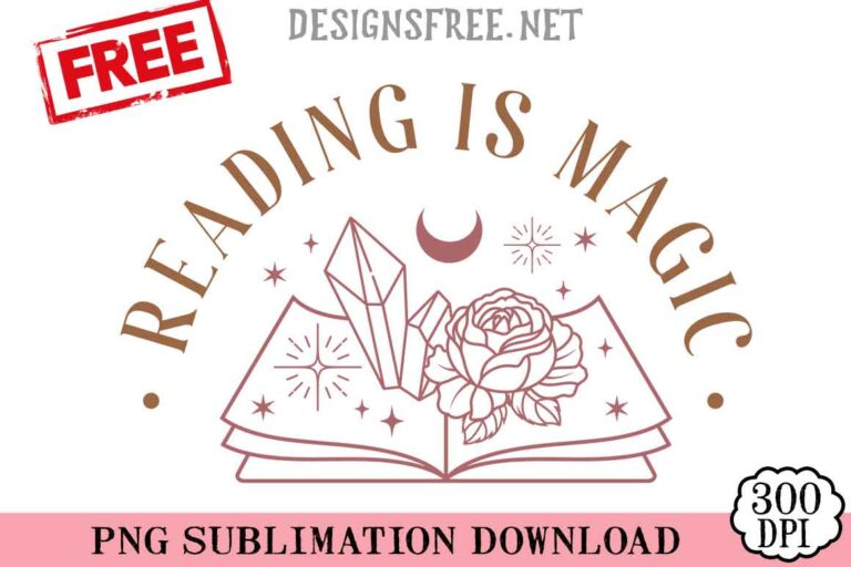 Reading-Is-Magic-svg-png-free