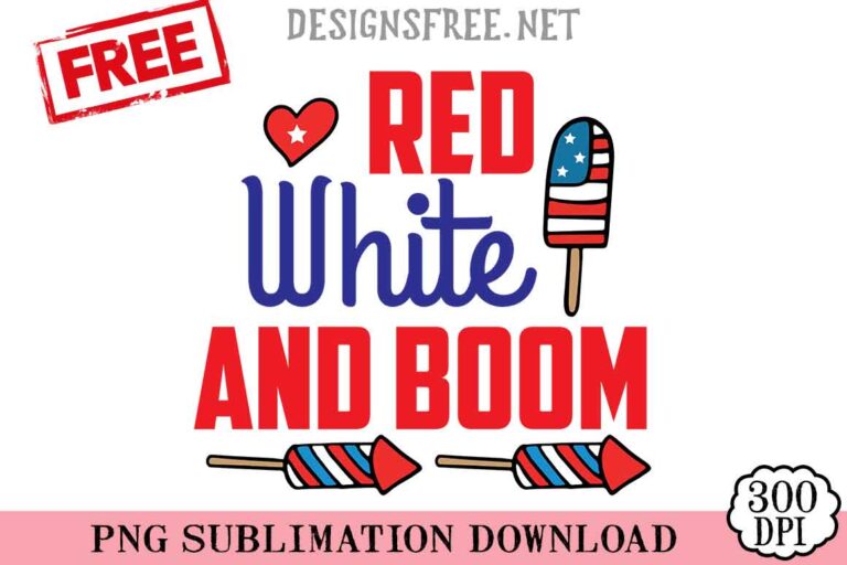 Red-White-And-Boom-svg-png-free