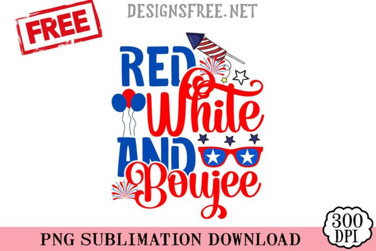 Red-White-And-Boujee-2-svg-png-free