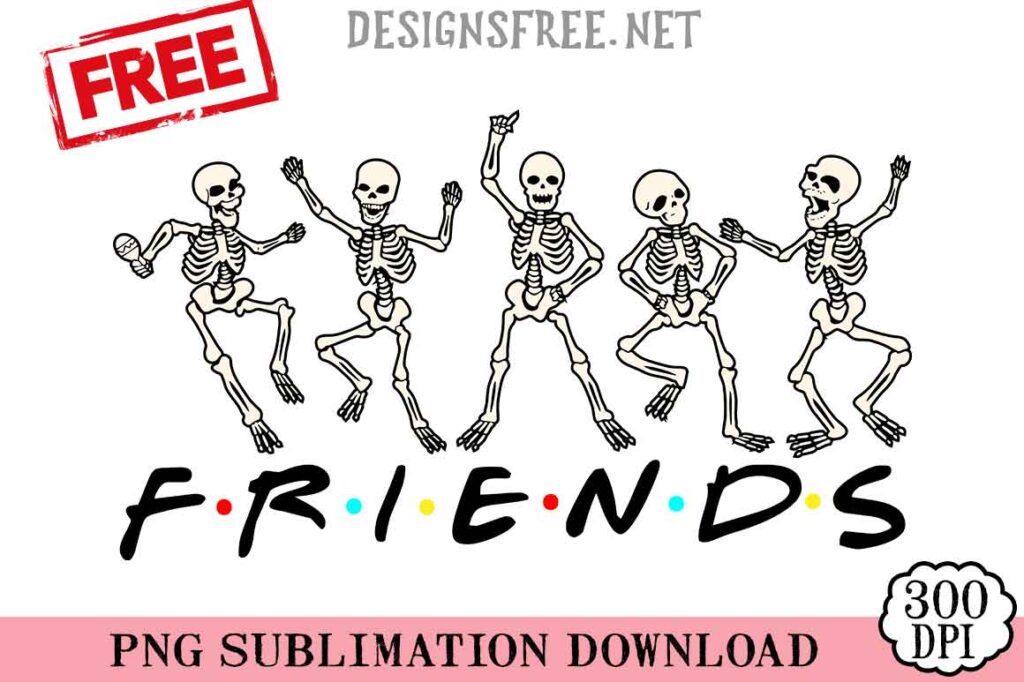 Skeleton-Friends-svg-png-free