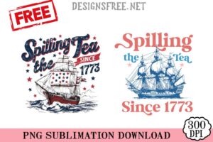 Spilling-Tea-Since-1773-svg-png-free