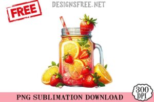 Strawberry-Lemon-svg-png-free