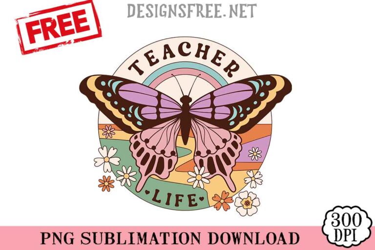 Teacher-Life-Butterfly-svg-png-free