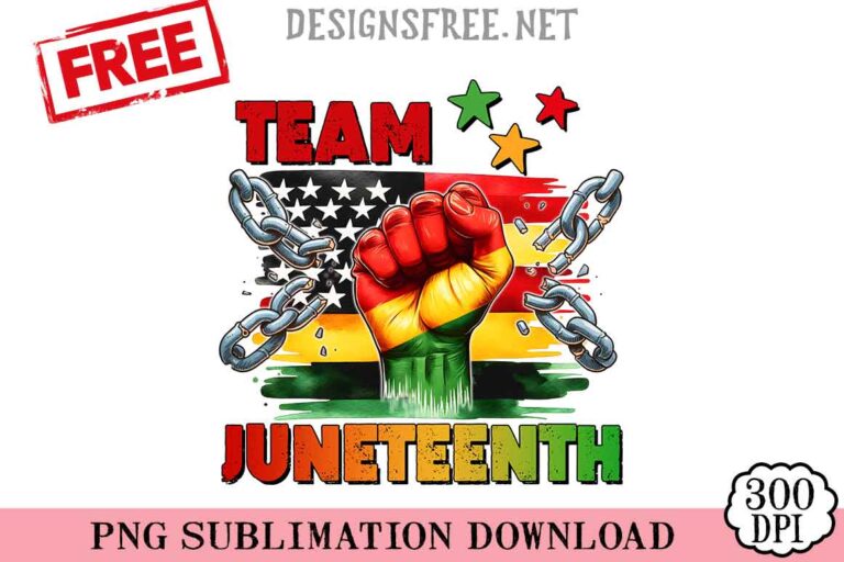 Team-Juneteenth-svg-png-free
